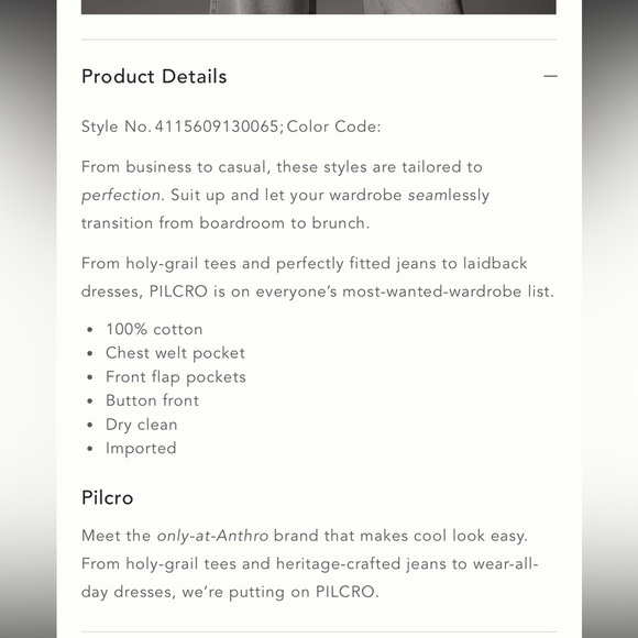 Anthropologie Pilcro Fray Hem Blazer size small - Picture 15 of 15